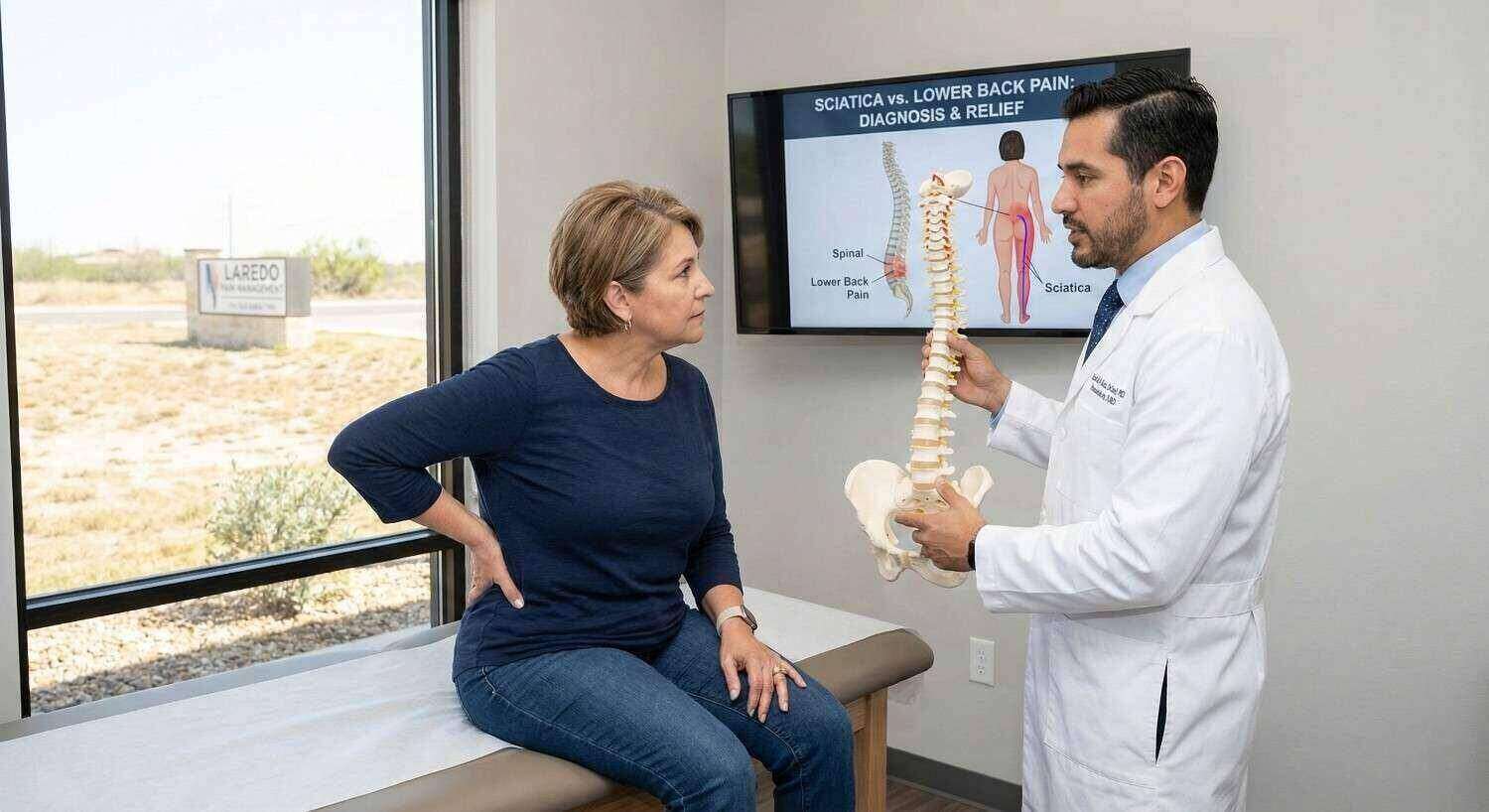 Sciatica vs Lower Back Pain: The Key Difference in Laredo, Texas