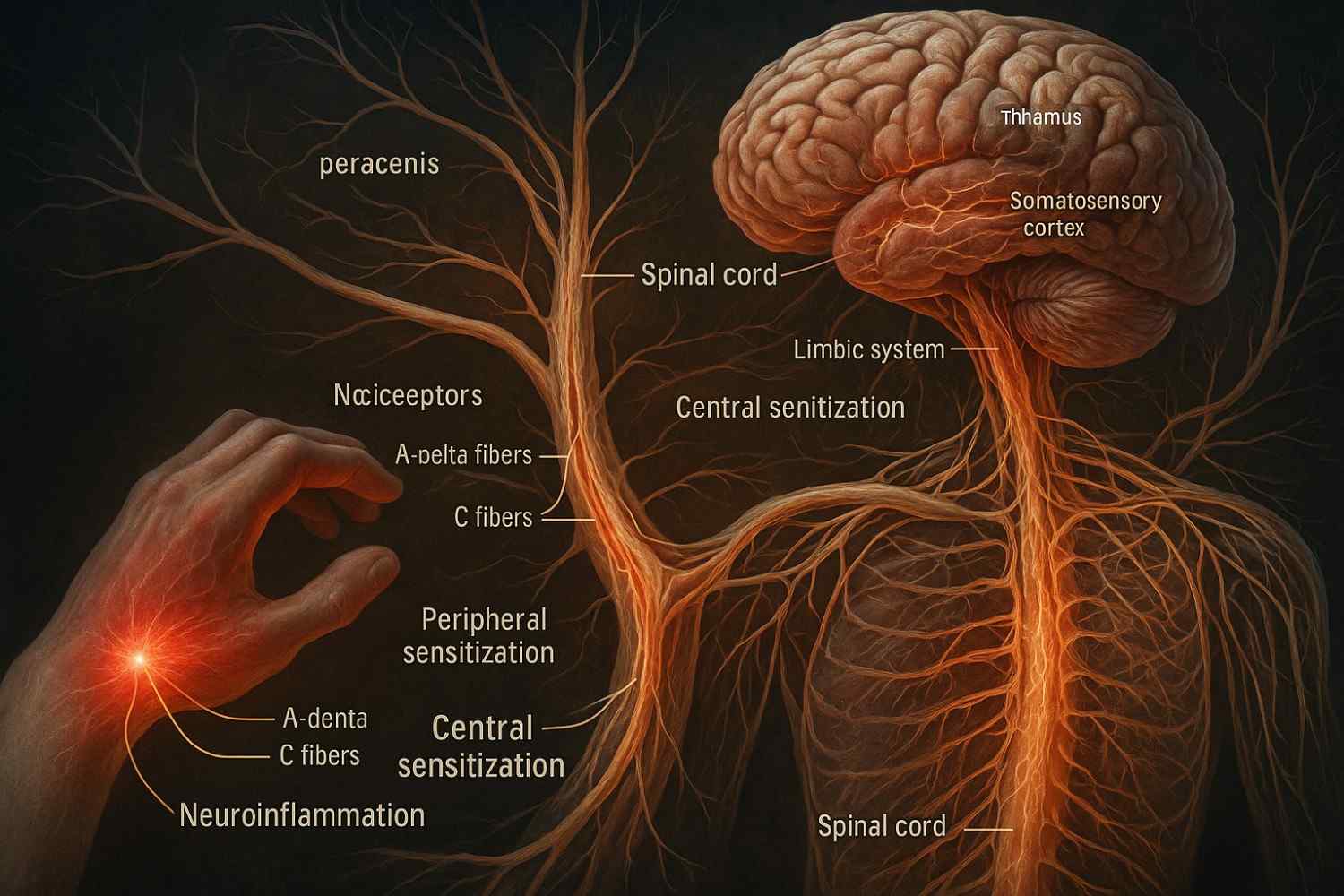 The Neurobiology of Chronic Pain: How Nerves Transmit Pain Signals